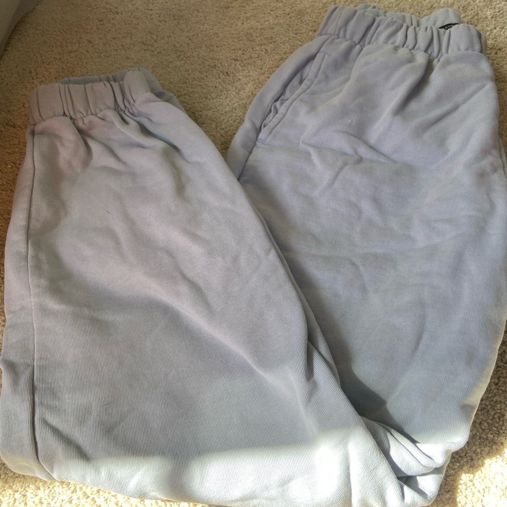 COPY - COPY - COPY - Brandy Melville Light Blue Sweatpants.